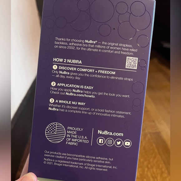 Brand New in Box NuBra Seamless, Fair, Size B - Picture 2 of 4